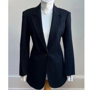 100% Wool Black Blazer